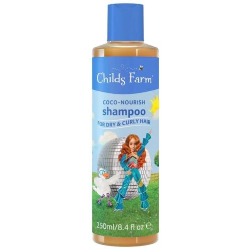 Childs Farm Shampoo Coco-Nourish for Dry & Curly Hair Κωδ CF601 Ενυδατικό Σαμπουάν με Άρωμα Καρύδας για Ξηρά & Σγουρά Μαλλιά, Κατάλληλο για Βρέφη & Παιδιά 250ml